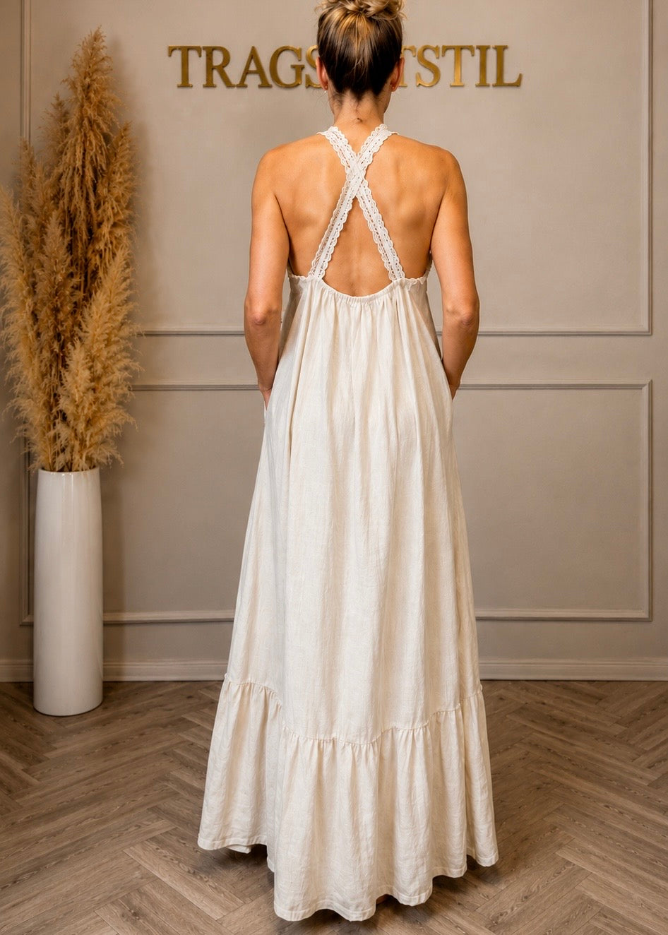 Maxikleid aus Leinen