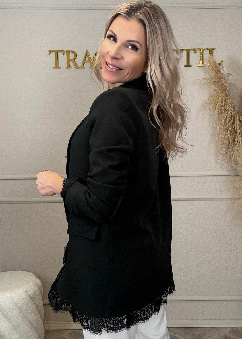 Blazer mit Spitze