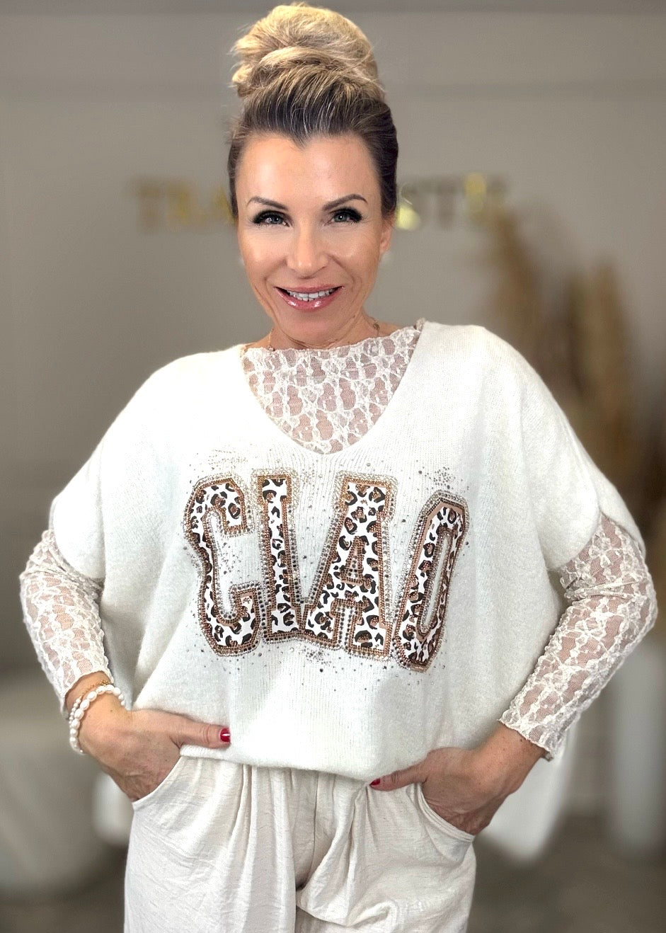 Spitzenshirt