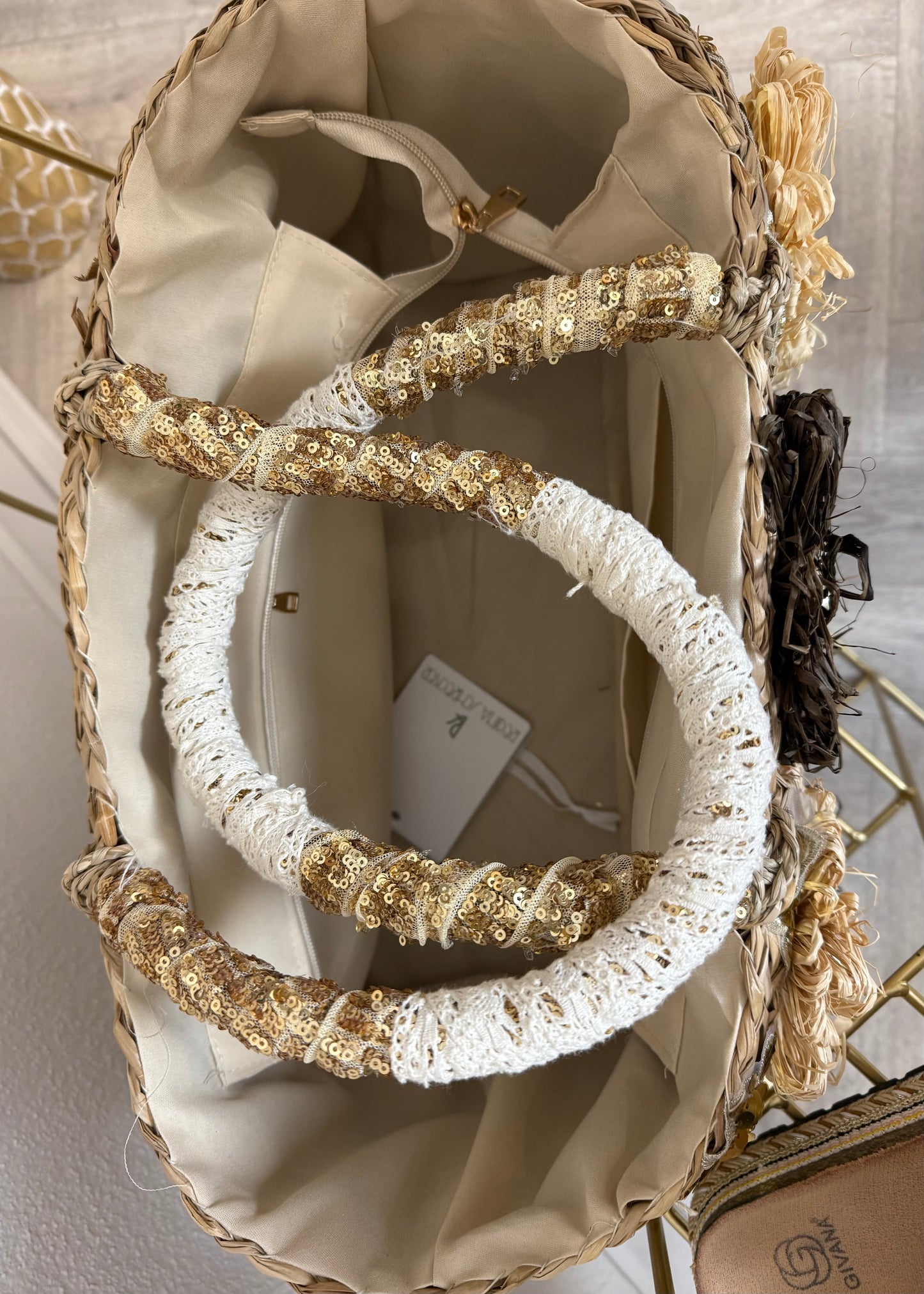 Wunderschöne Korbtasche