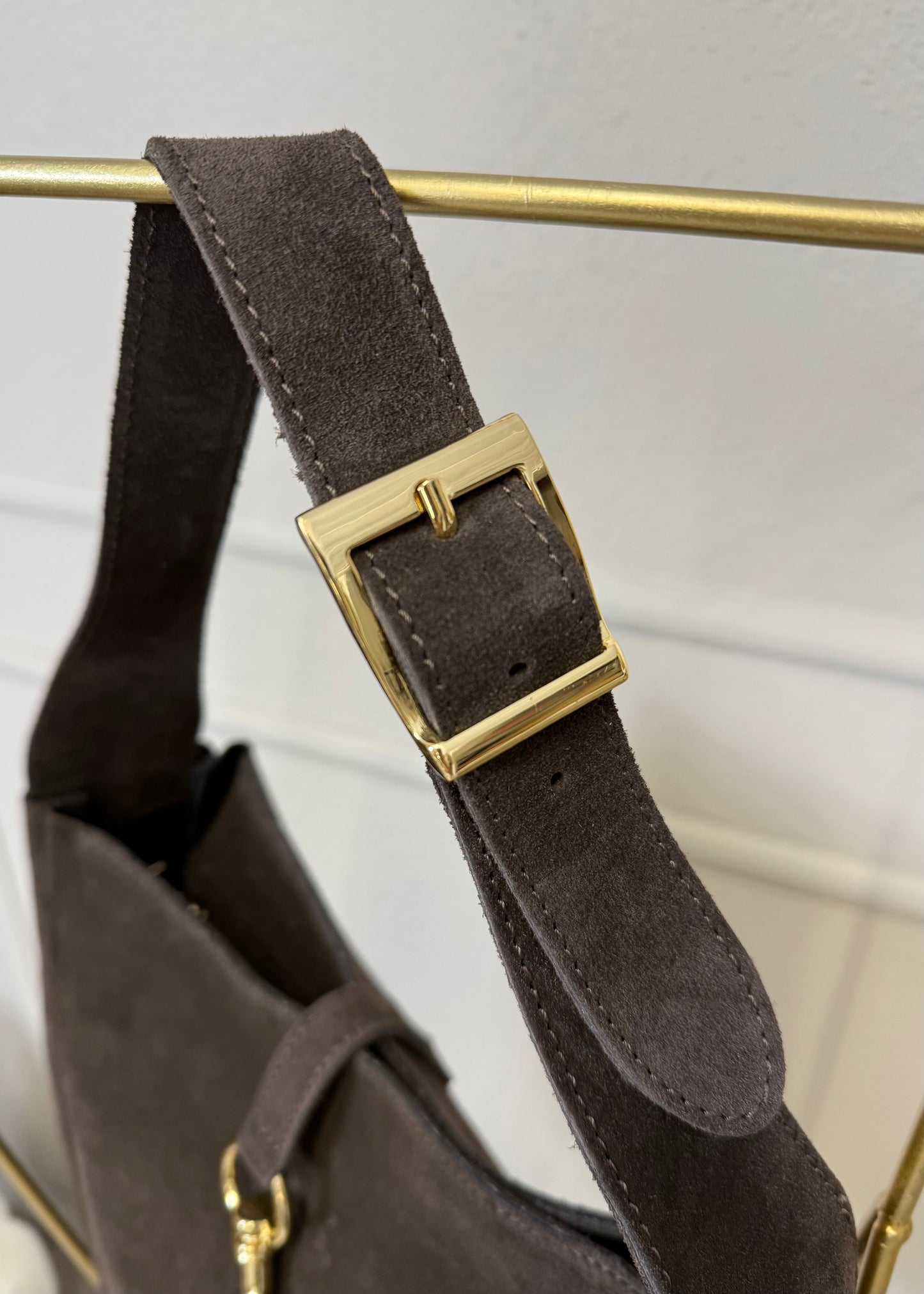 Tasche Brownie Wildleder