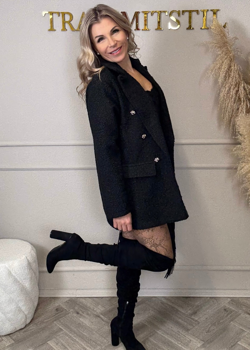 Edler Blazer mit Wollanteil in 2 Farben