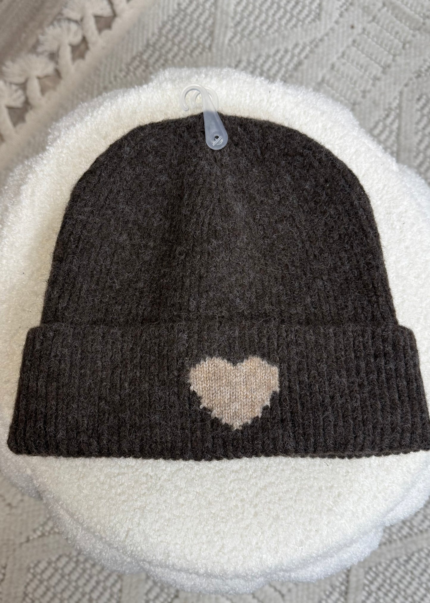 Wollmütze Herz