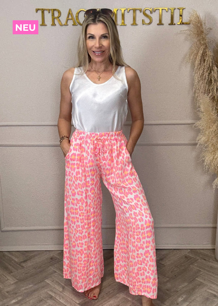 Weite Hose Leo neon