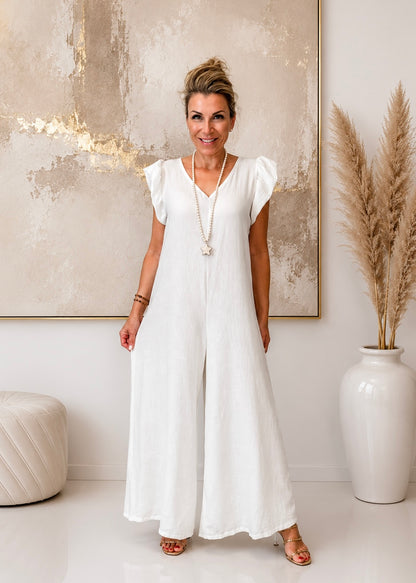 Jumpsuit mit Volants