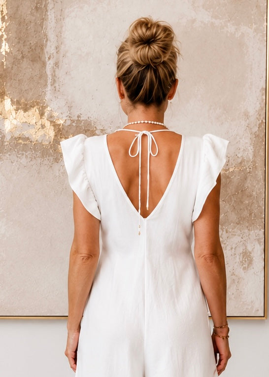 Jumpsuit mit Volants