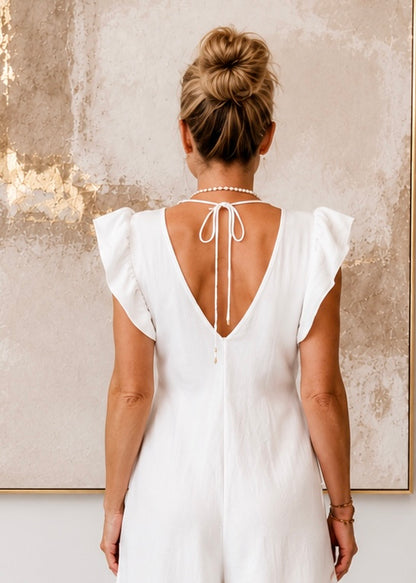 Jumpsuit mit Volants