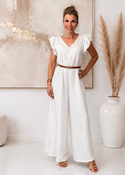 Jumpsuit mit Volants
