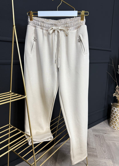 Joggpant beige