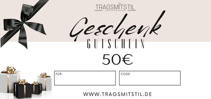 Geschenk Gutschein