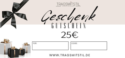 Geschenk Gutschein