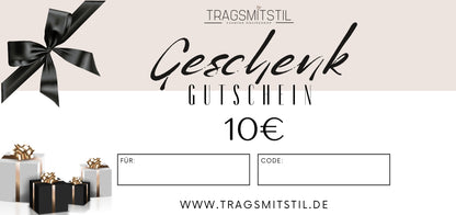Geschenk Gutschein