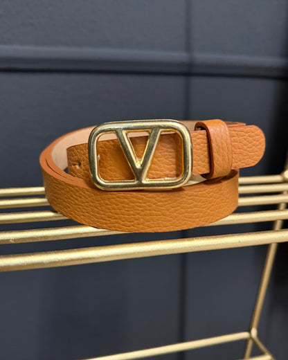 V Gürtel Echtleder viele Farben