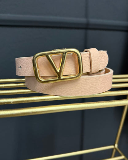 V Gürtel Echtleder viele Farben