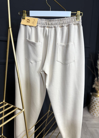 Joggpant beige