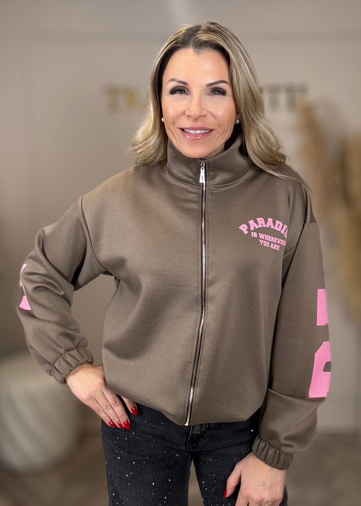 Sweatjacke PARADISE 2 Farben