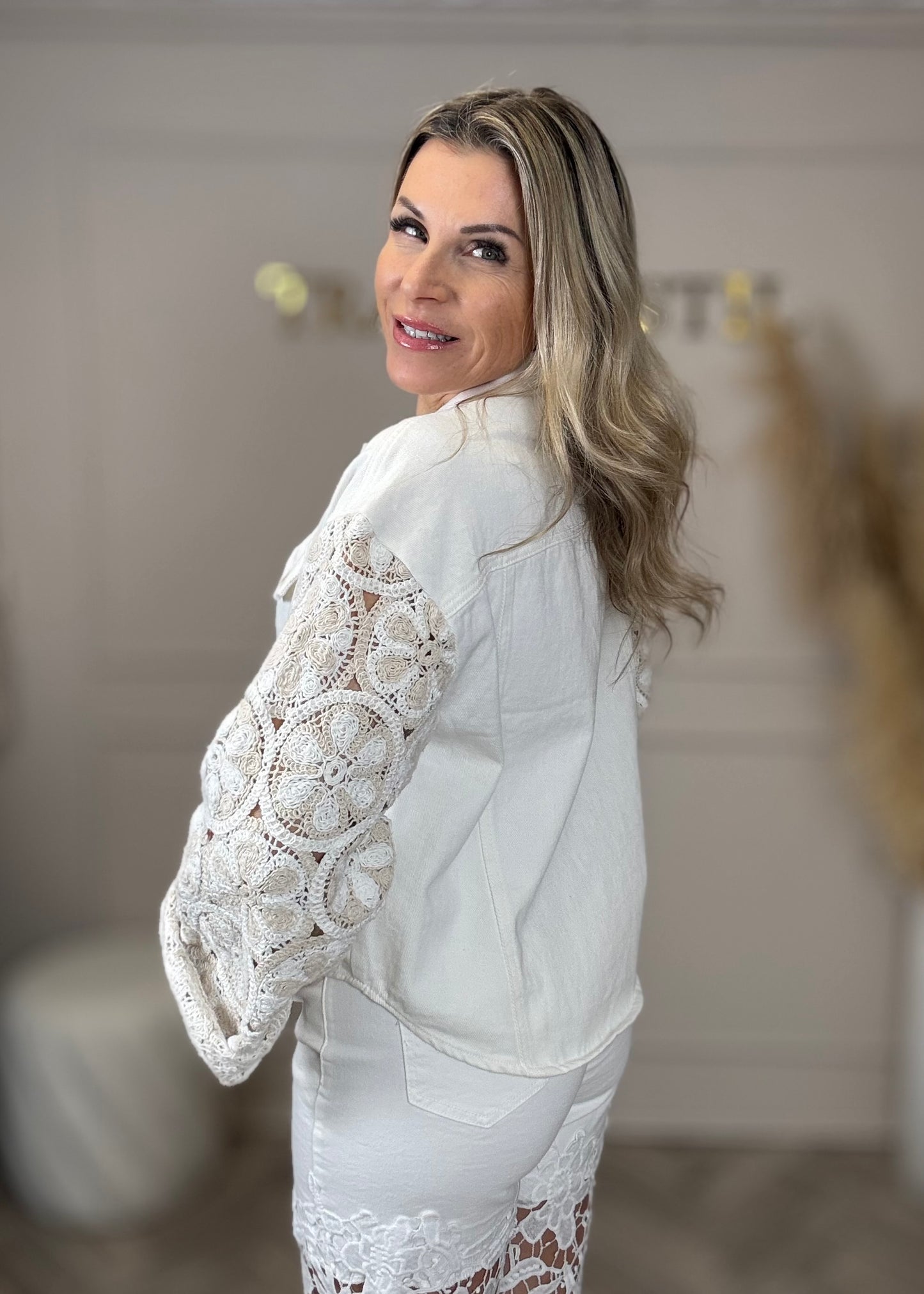 Boho Jeanshemd- Jacke 2 Farben