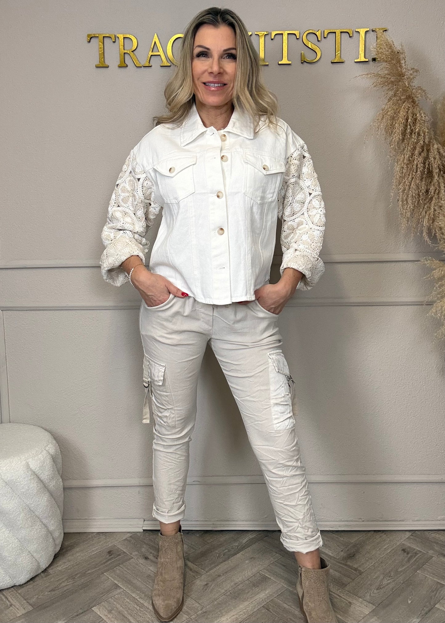 Boho Jeanshemd- Jacke 2 Farben