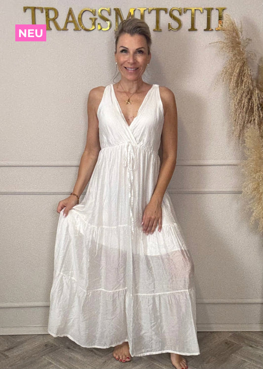 Maxikleid White Shine