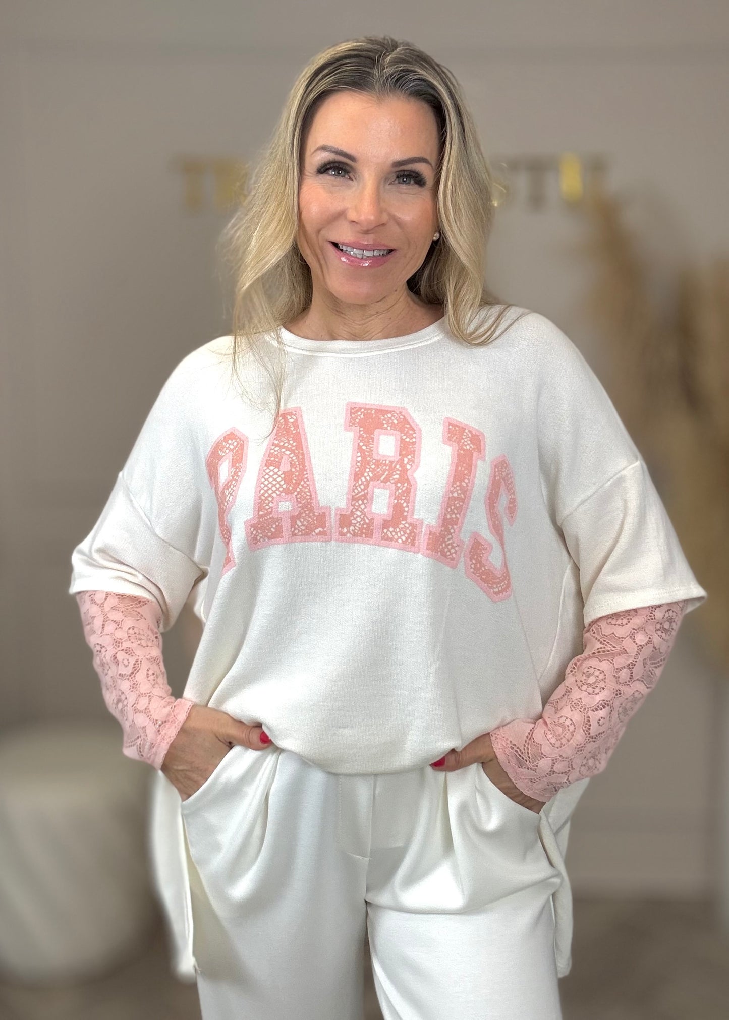 Shirt mit Spitze