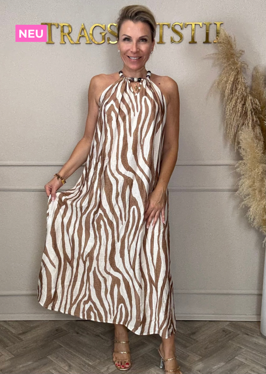 Maxikleid Animalprint