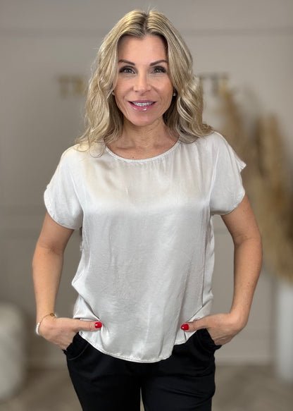 Shirt mit Spitze