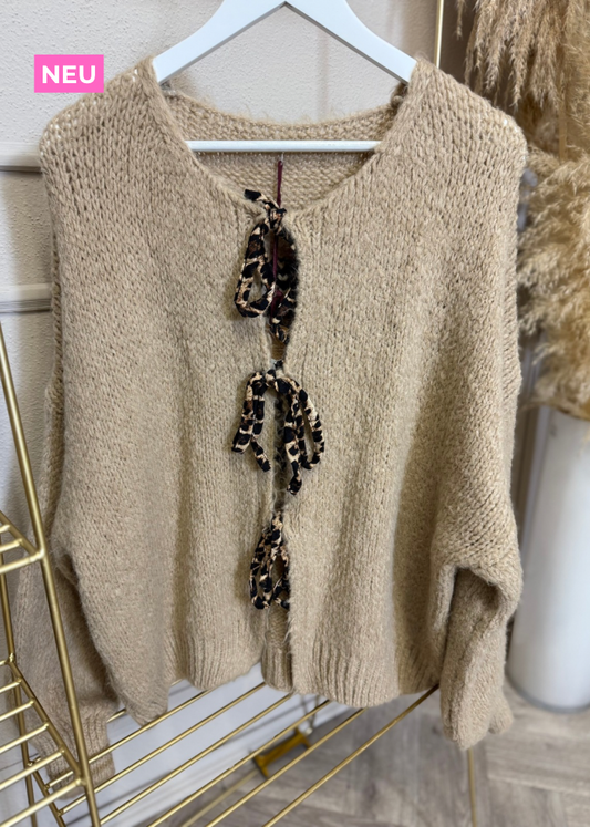 Cardigan mit Schleifen Leo