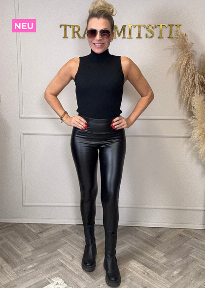 Fake Lederleggins
