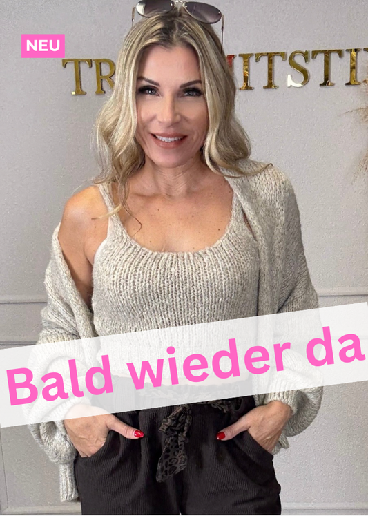 Strick Twinset in 2 Farben