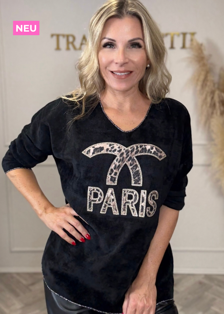 Shirt Langarm „Paris“ in 2 Farben erhältlich