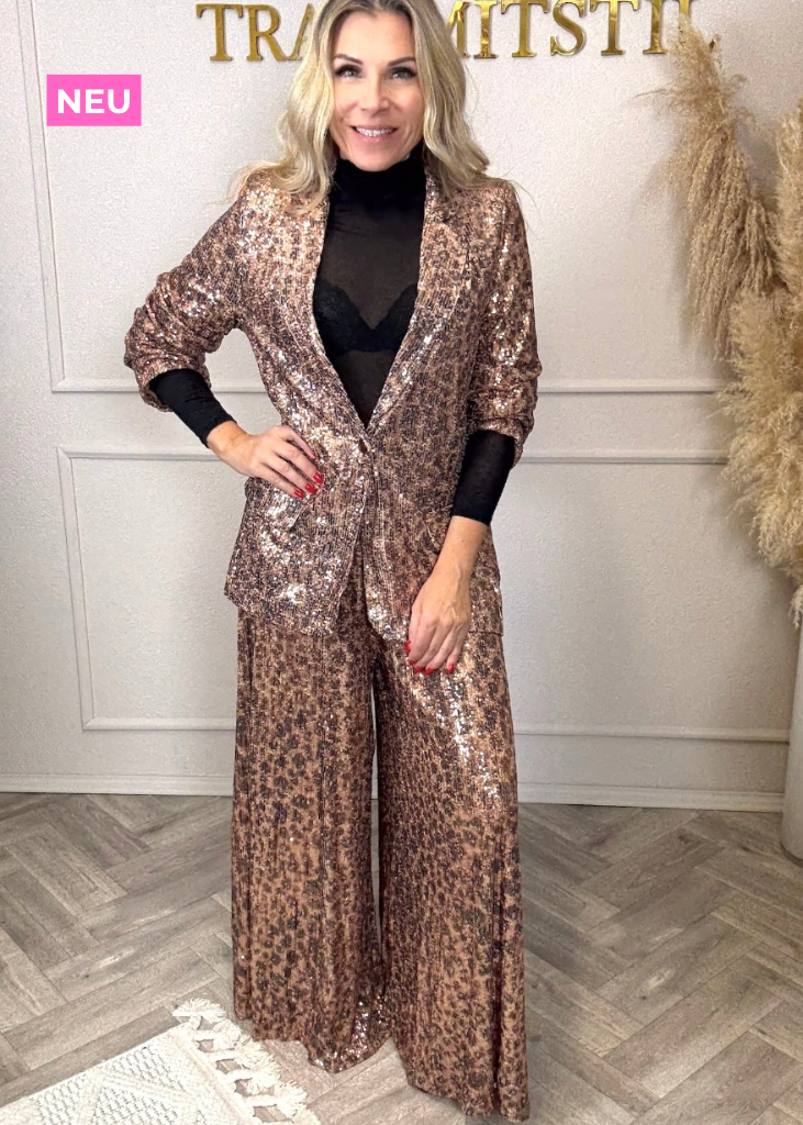 Anzug Set Leo mit Pailetten