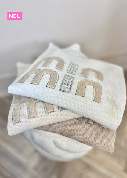 Langarmshirt mit Glitzer