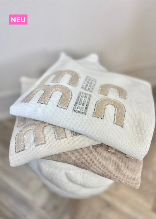 Langarmshirt mit Glitzer