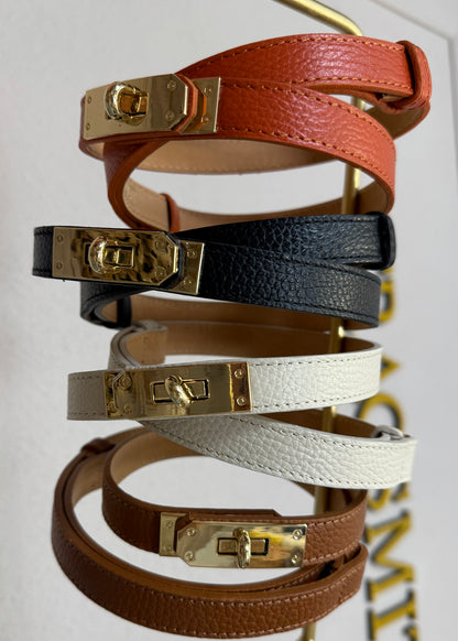 Gürtel Goldschliesse Versch. Farben