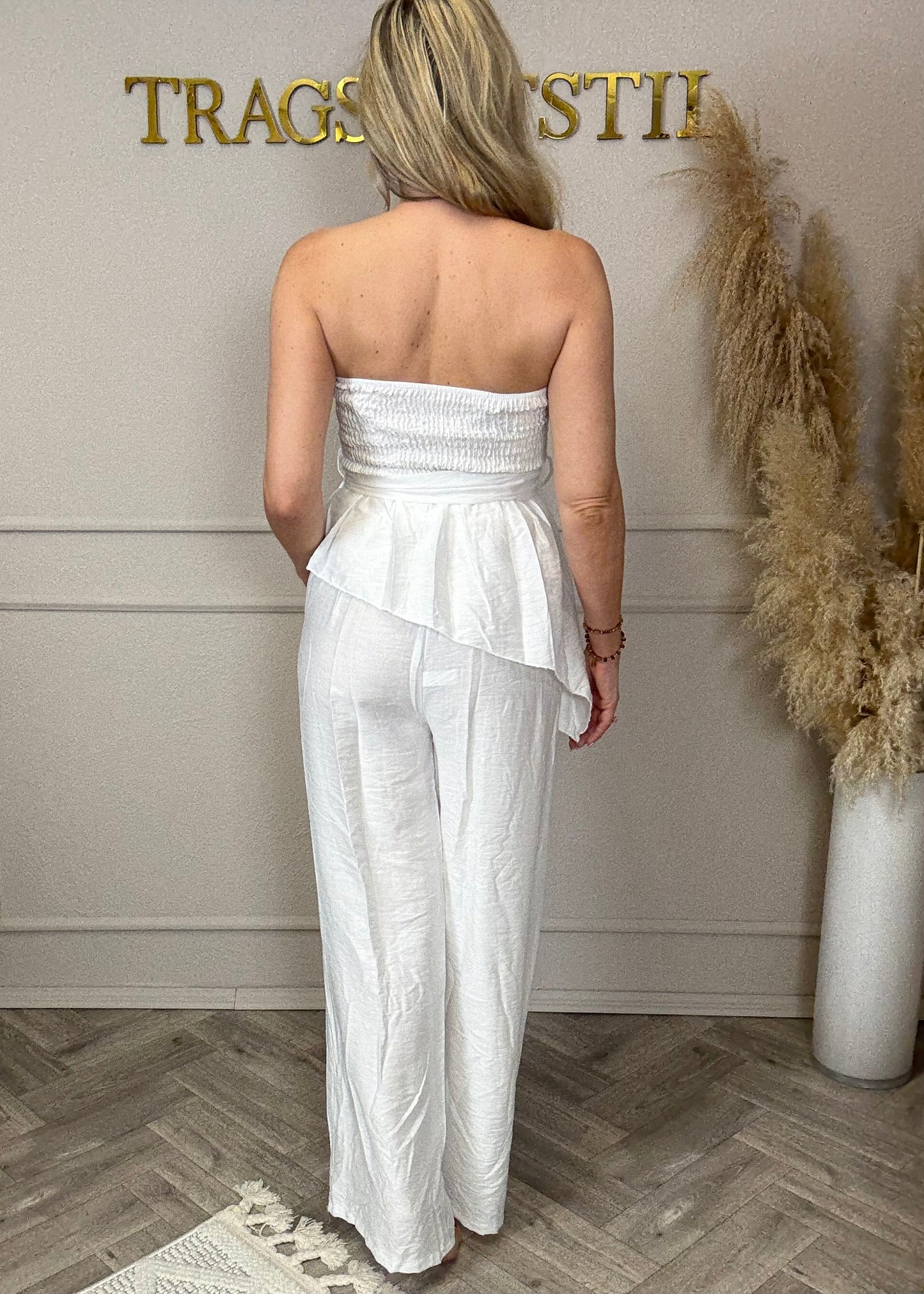 2 Teiler Offshoulder weiß
