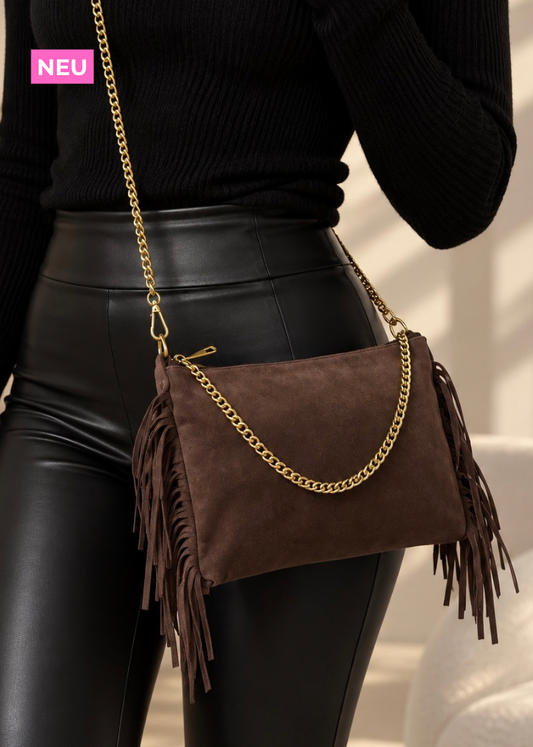 Tasche aus Wildleder