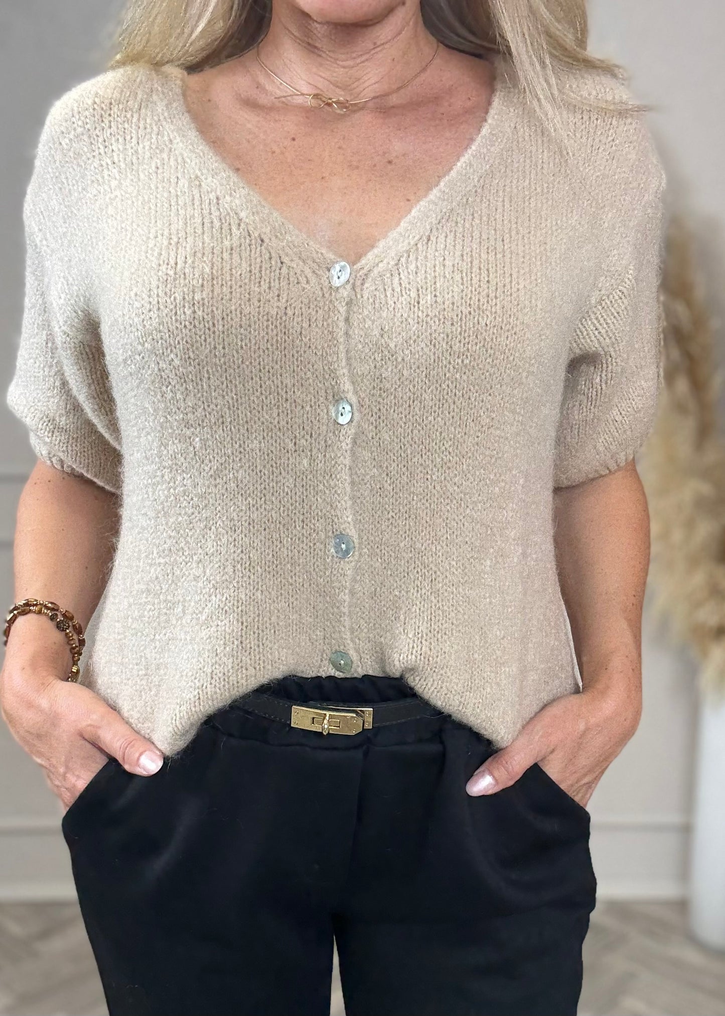 Cardigan kurzarm