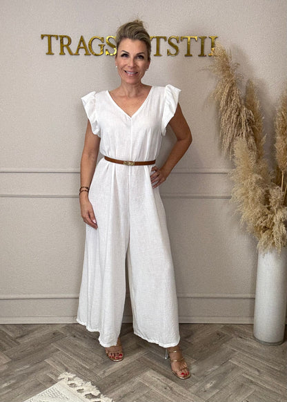 Jumpsuit mit Volants