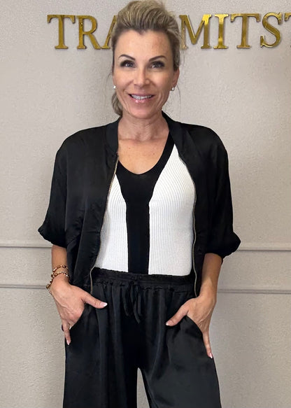 Bluson  Bomberstyle in 4 Farben