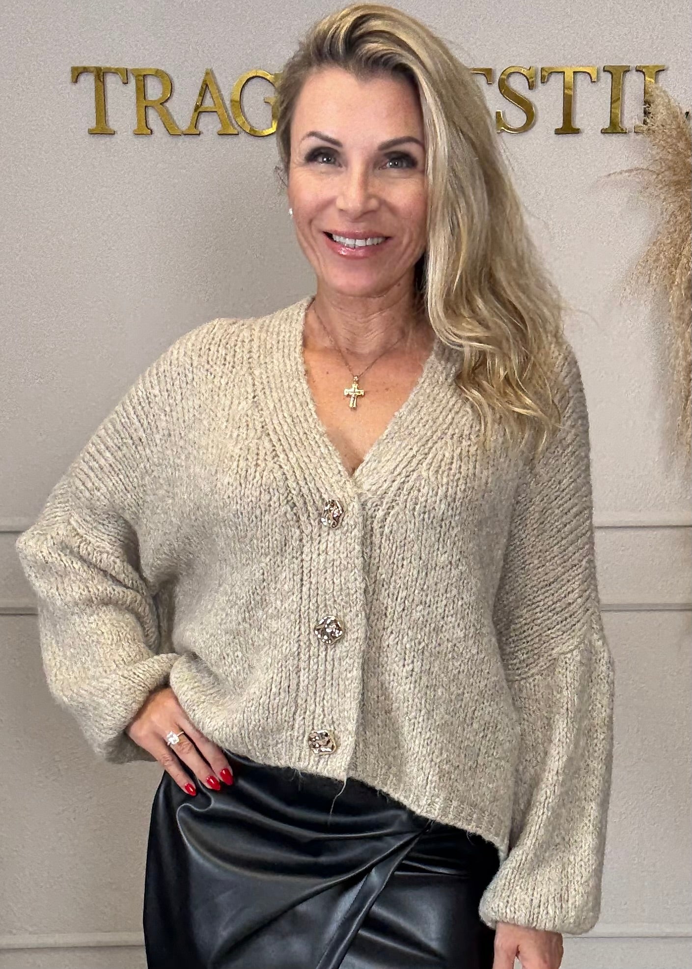 Kuschel Cardigan in 2 Farben