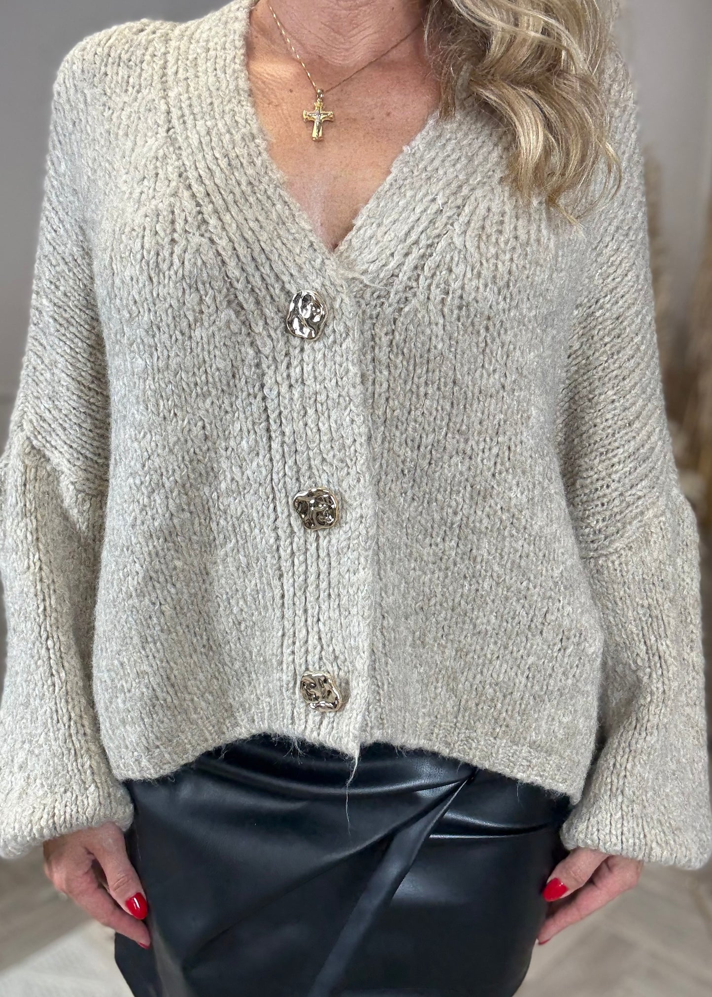 Kuschel Cardigan in 2 Farben