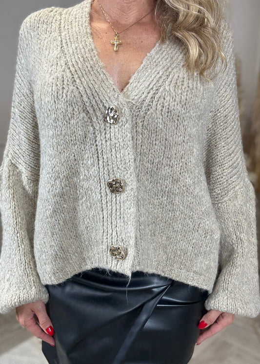 Kuschel Cardigan in 2 Farben