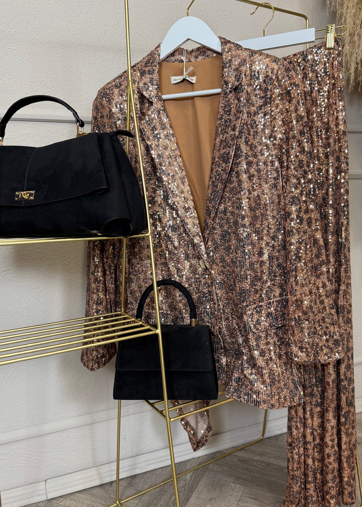 Anzug Set Leo mit Pailetten