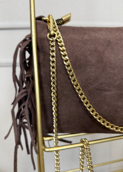 Tasche aus Wildleder