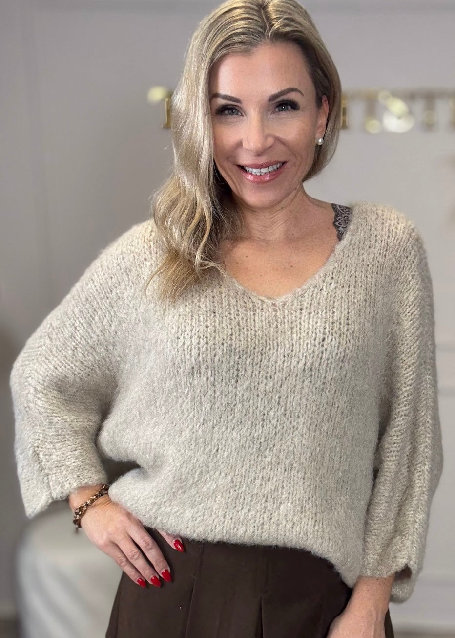 Pullover Fledermausärmel