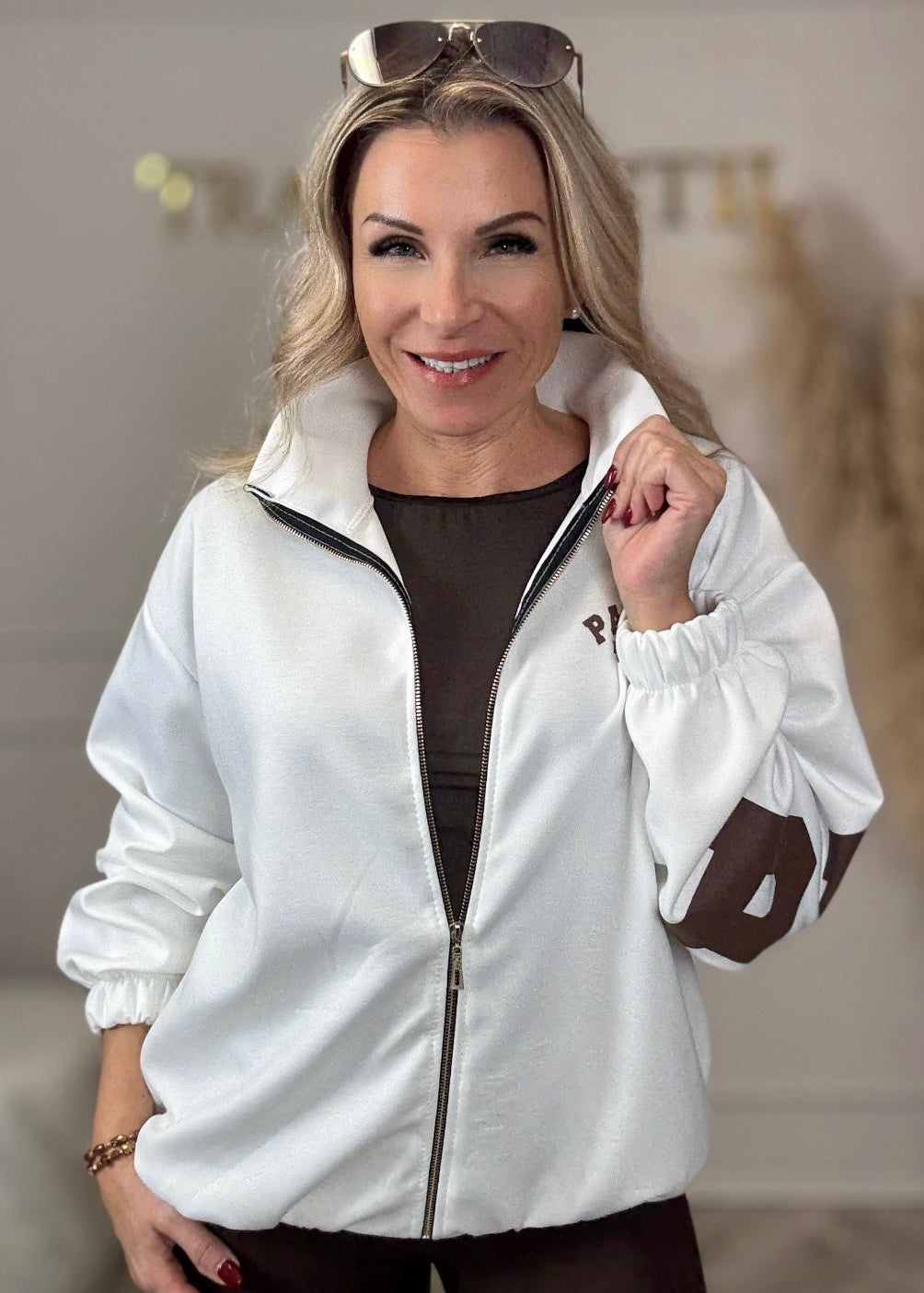 Sweatjacke in 2 Farben