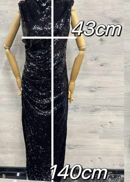 Pailletten Partykleid