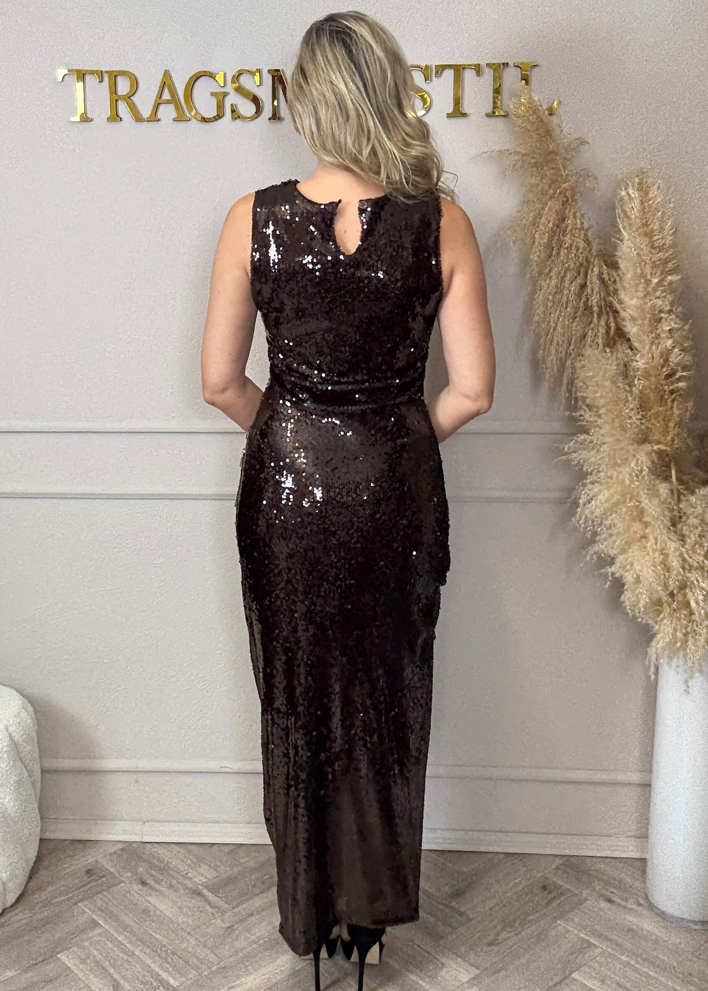 Pailletten Partykleid