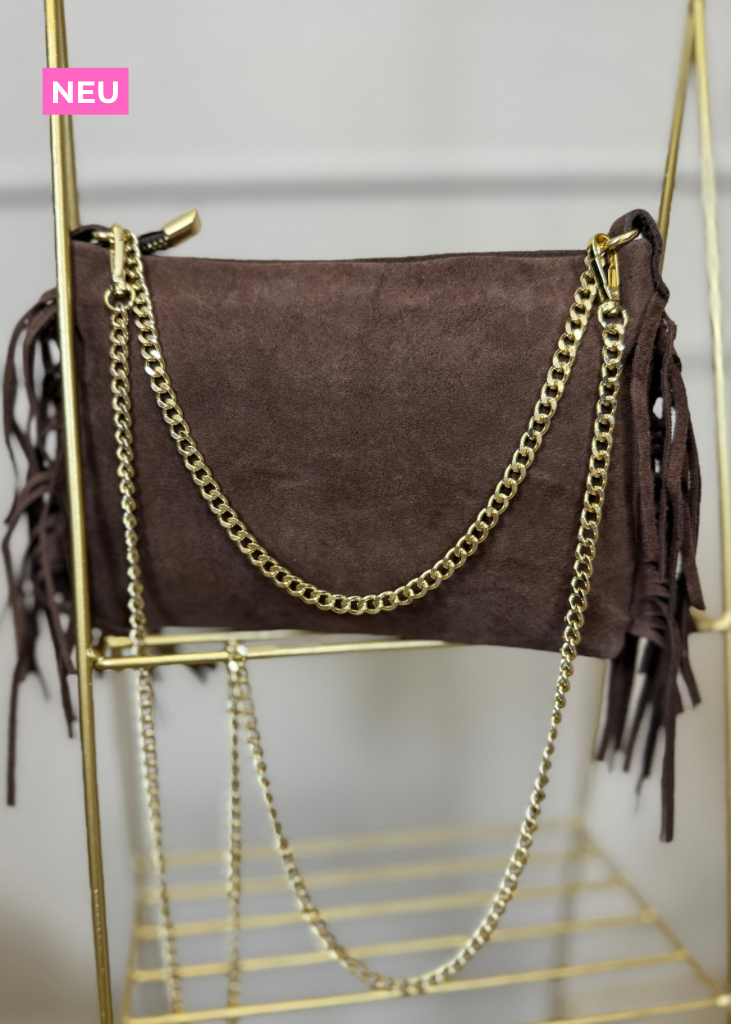 Tasche aus Wildleder