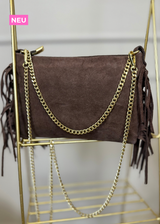 Tasche aus Wildleder